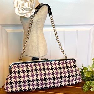 New! Adorable Woven Textured Small Handbag